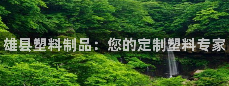 太阳董事长：雄县塑料制品：您的定制塑料专家