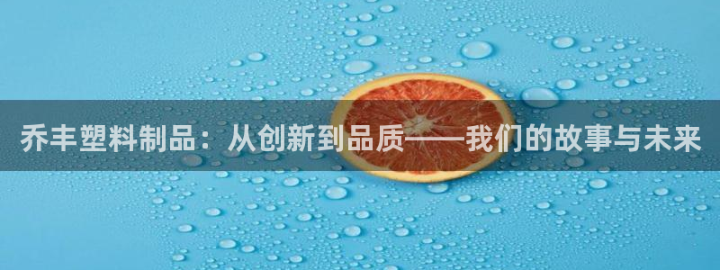 高淳红太阳集团：乔丰塑料制品：从创新到品质——我们的故事与未