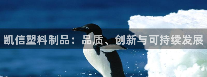 太阳集团城娱：凯信塑料制品：品质、创新与可持续发展