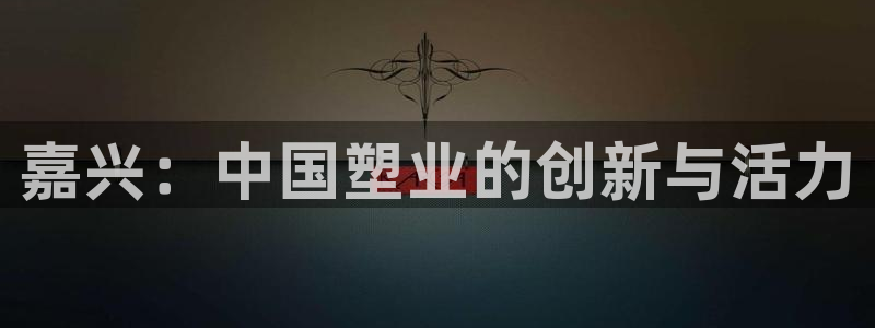 太阳成集团tyc234cc集团产业：嘉兴：中国塑业的创新与活