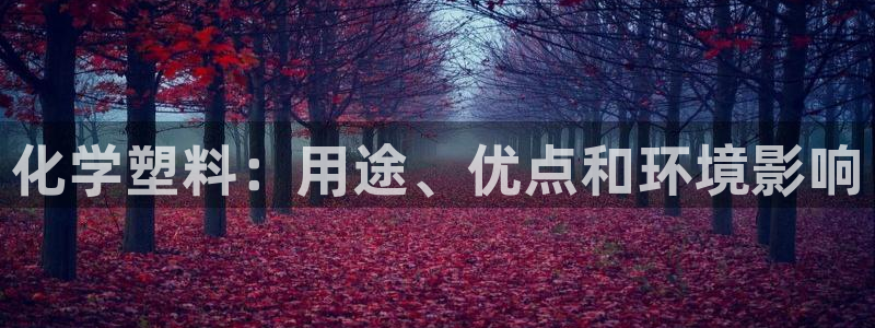 太阳集团董事长的儿子照片：化学塑料：用途、优点和环境影响