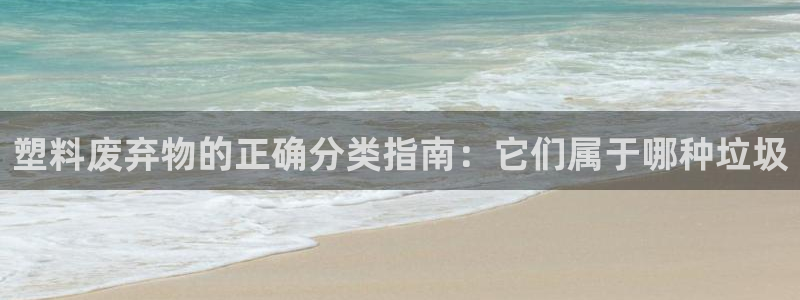 太阳集团网站古天乐：塑料废弃物的正确分类指南：它们属于哪种垃