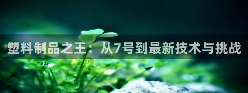 太阳集团电子游戏不朽的浪漫视频：塑料制品之王：从7号到最新技