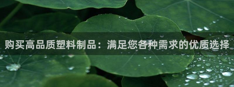 2138cn太阳集团古天乐·网上娱乐：购买高品质塑料制品：满